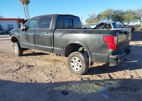 2017 Nissan Titan Xd Platinum Reserve Diesel из США, поврежденный, VIN 1N6BA1F41HN544783